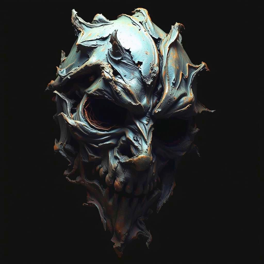 Surrealist Art Piece in Dark Chiaroscuro Style