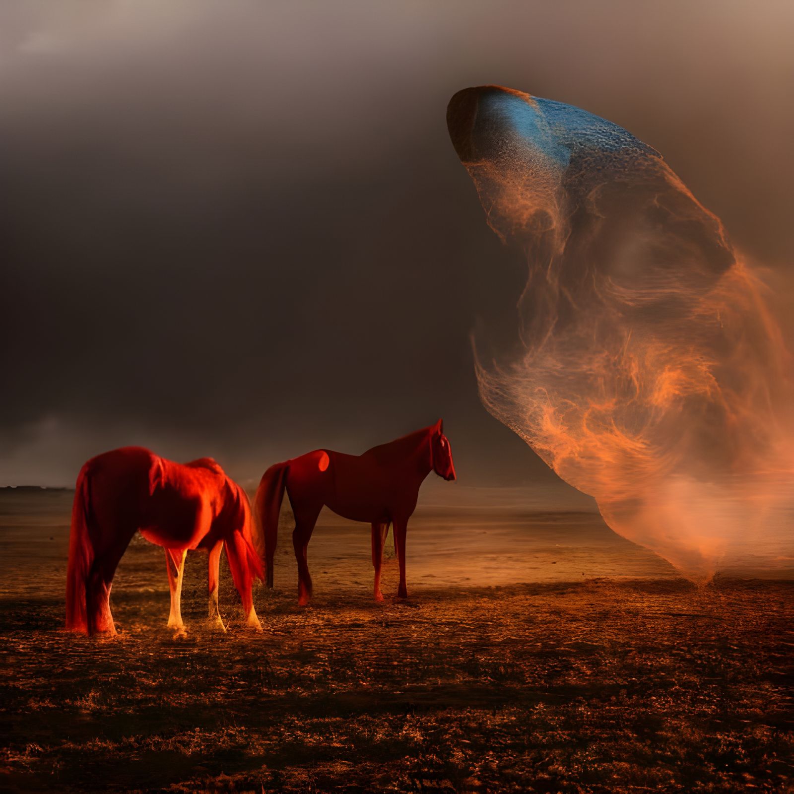 Futuristic Cityscape with Surreal Creatures in Hyperreal Det...