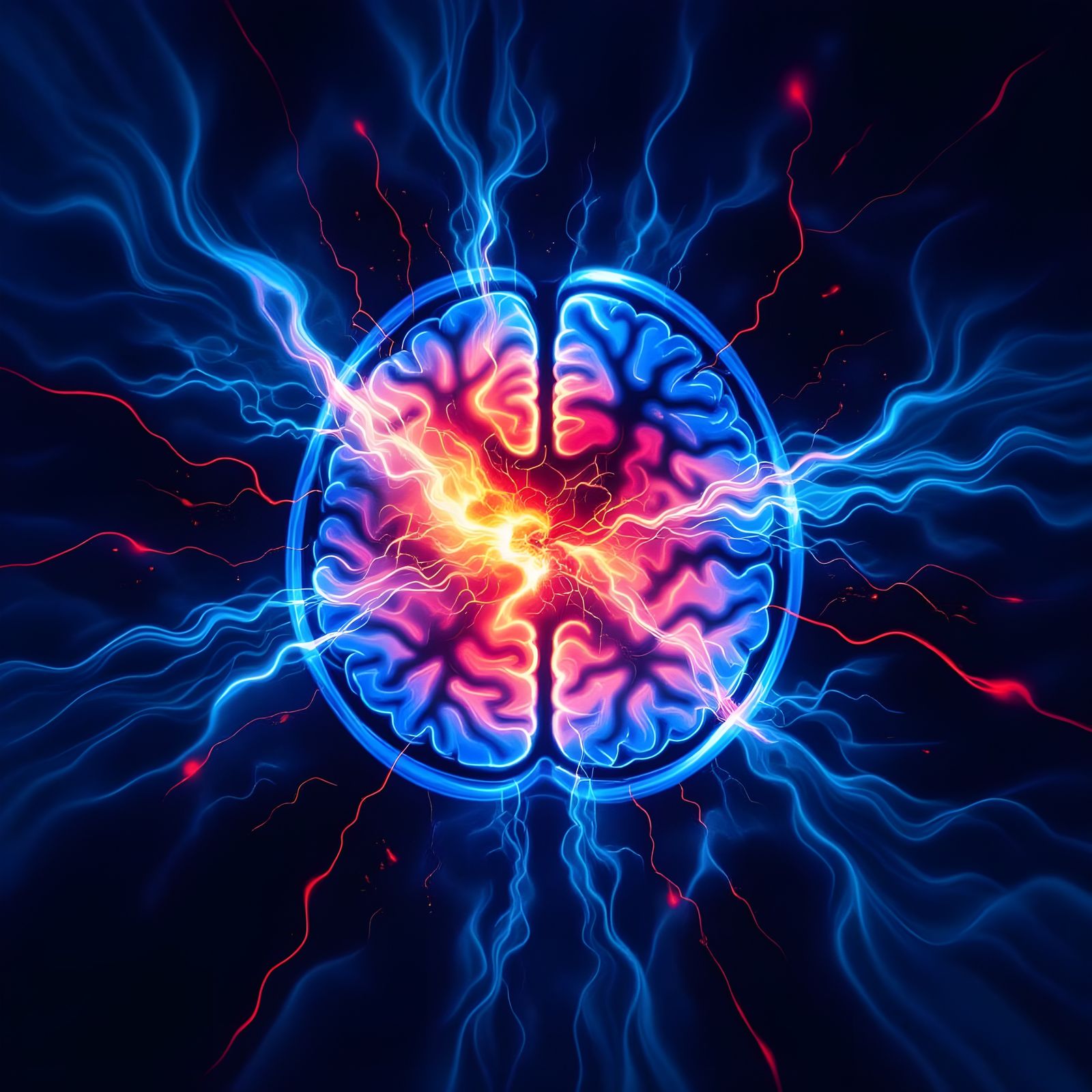 AI Art Depicting Brain Injury