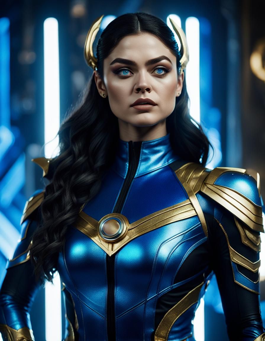 Saturn Girl Imra Ardeen Telepathic Heroine Cinematic Portrai...