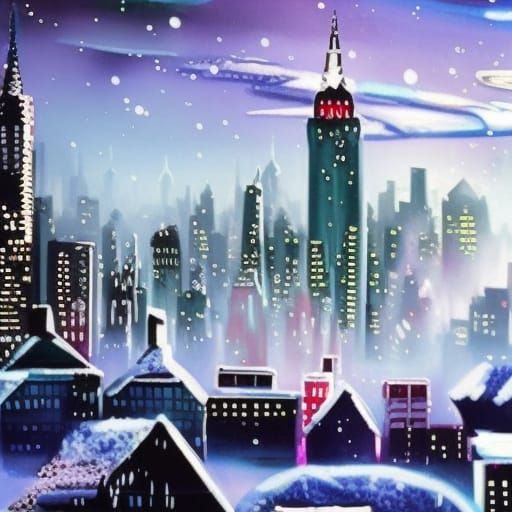 Magical night in the city