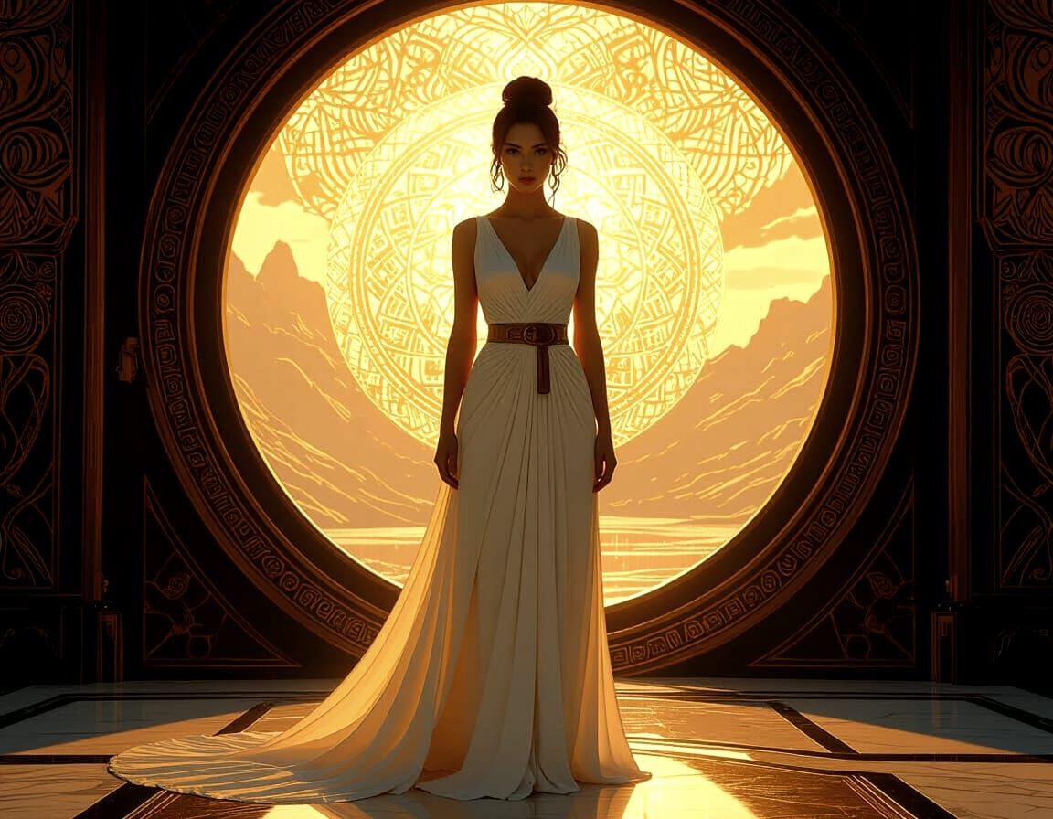 Cinematic Digital Painting: Divine Love and Gratitude