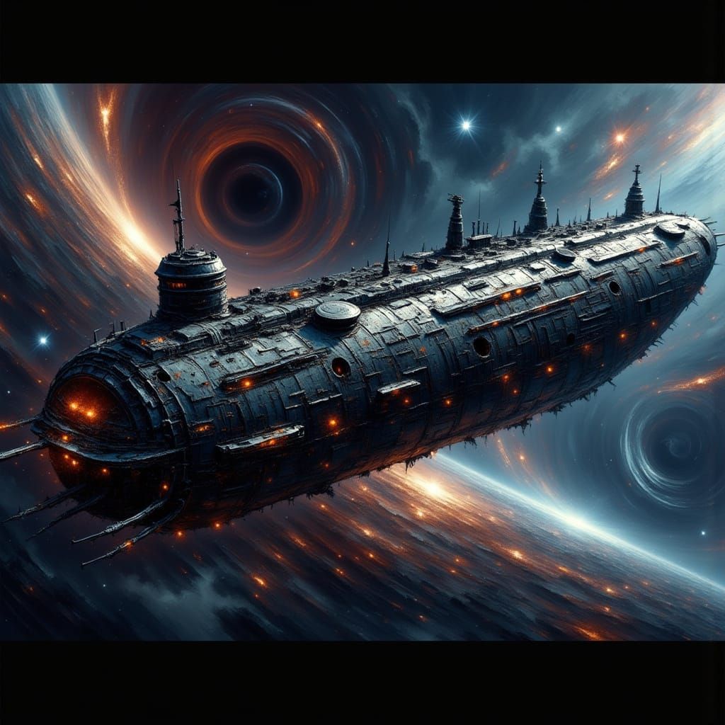 Spacecraft in Perilous Orbit around Black Hole