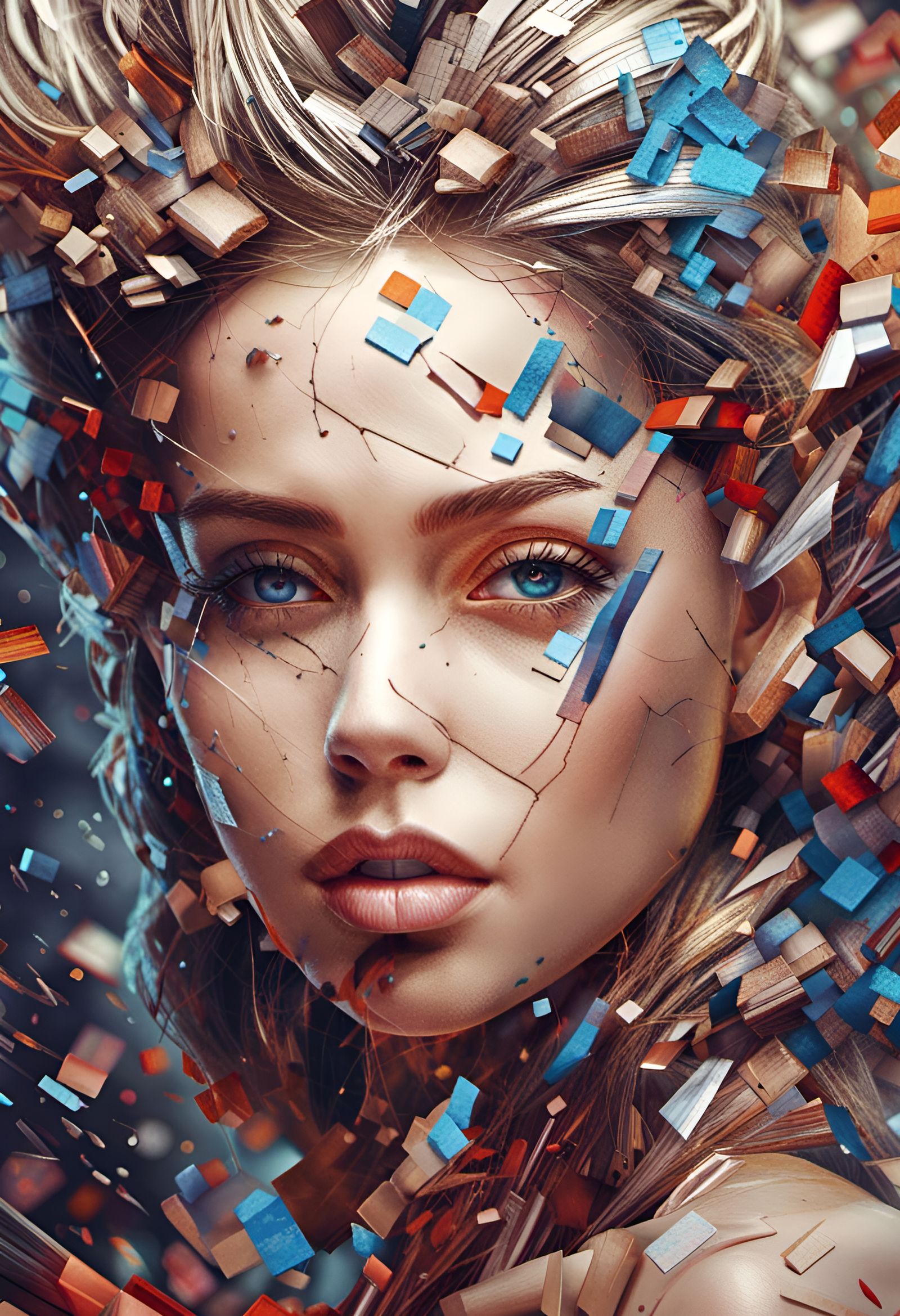 🌟Pixelated Woman🌟