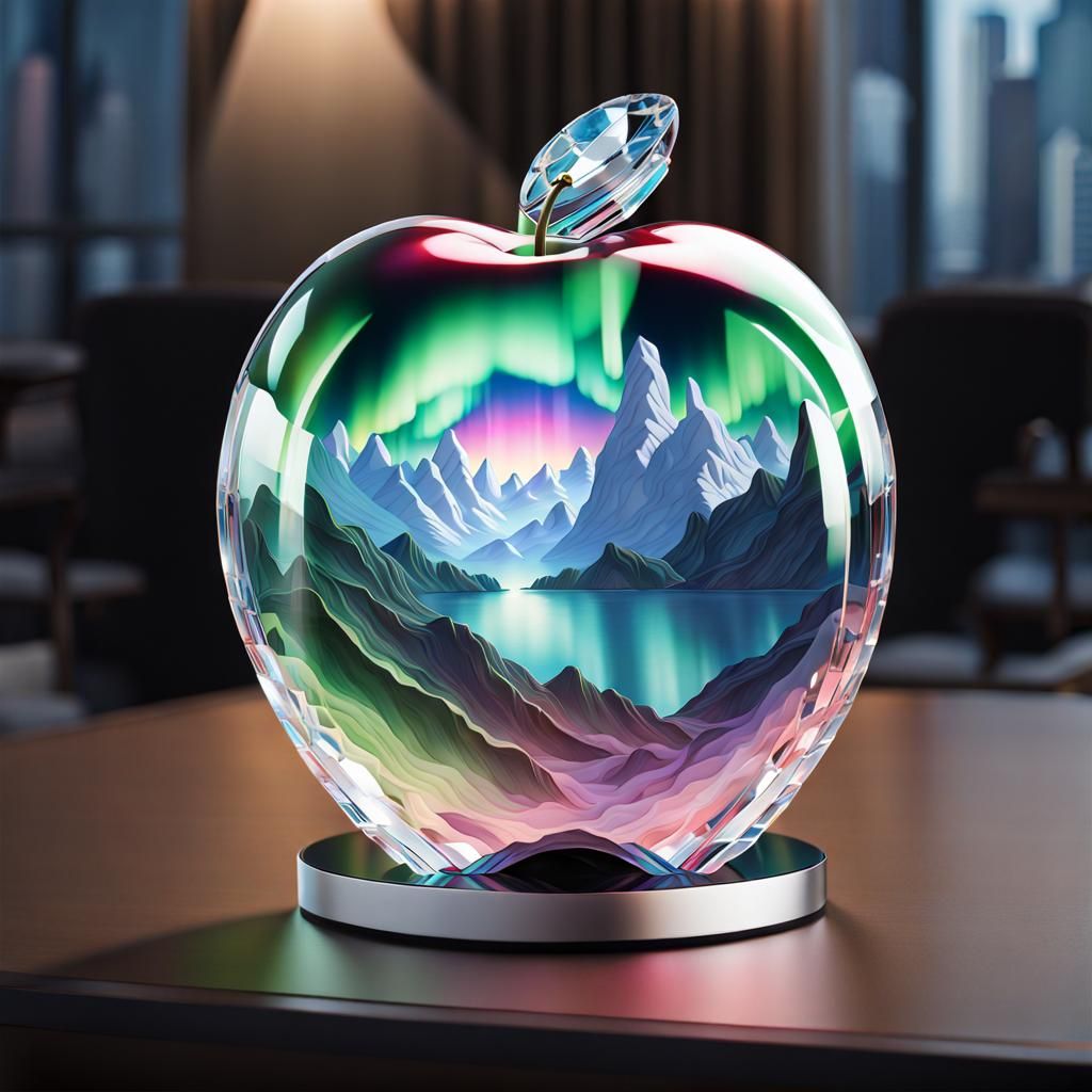 glass apple