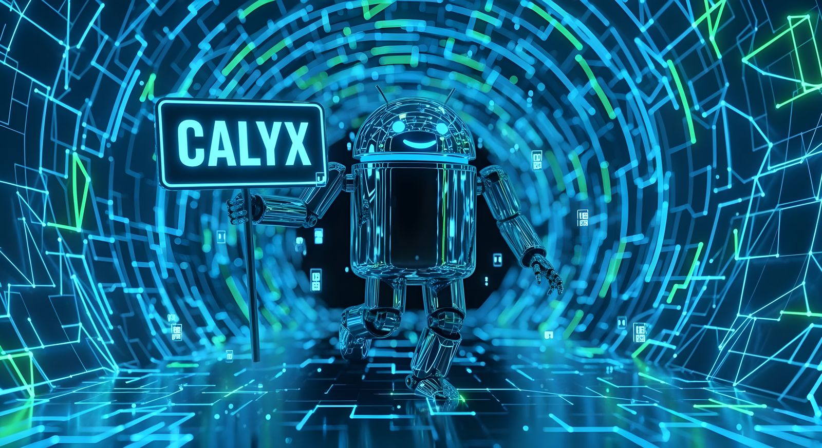 Android Bot in Cyberspace with Sign