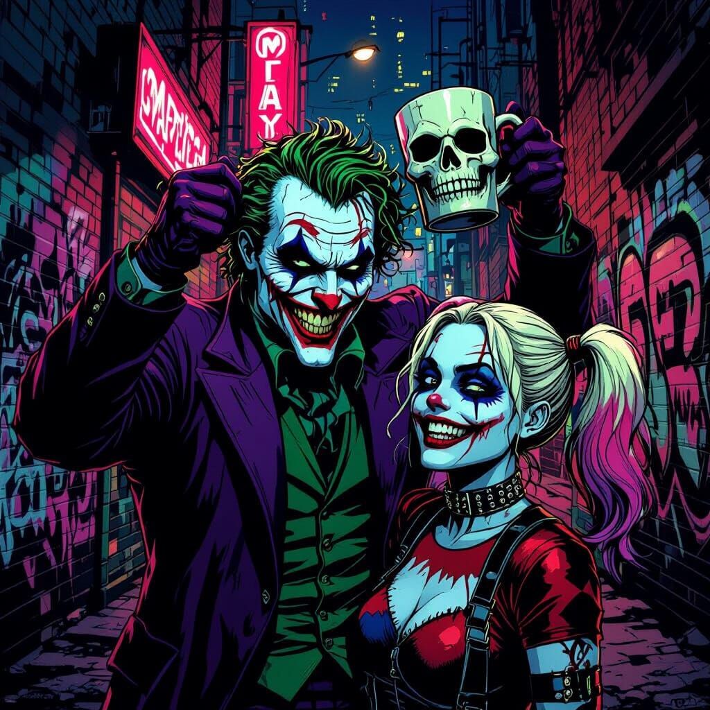 Joker Attacks Harley Quinn in Gritty Gotham Alleyway