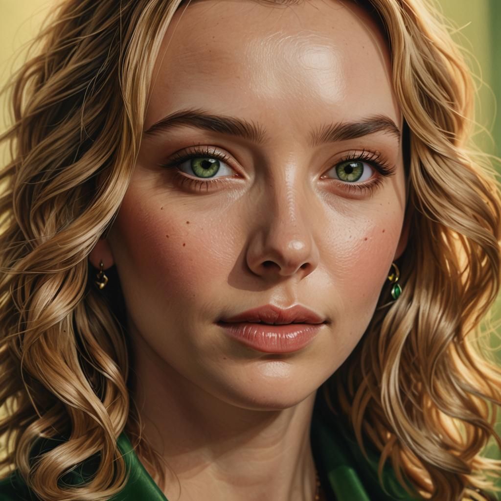 Jodie Comer Photorealistic Portrait in 4K