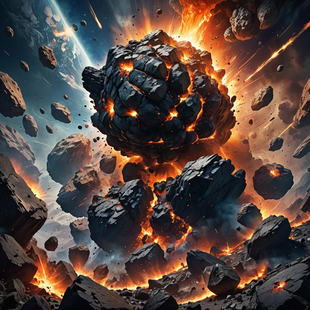 Asteroid Impacting Earth: Epic Sci-Fi Disaster