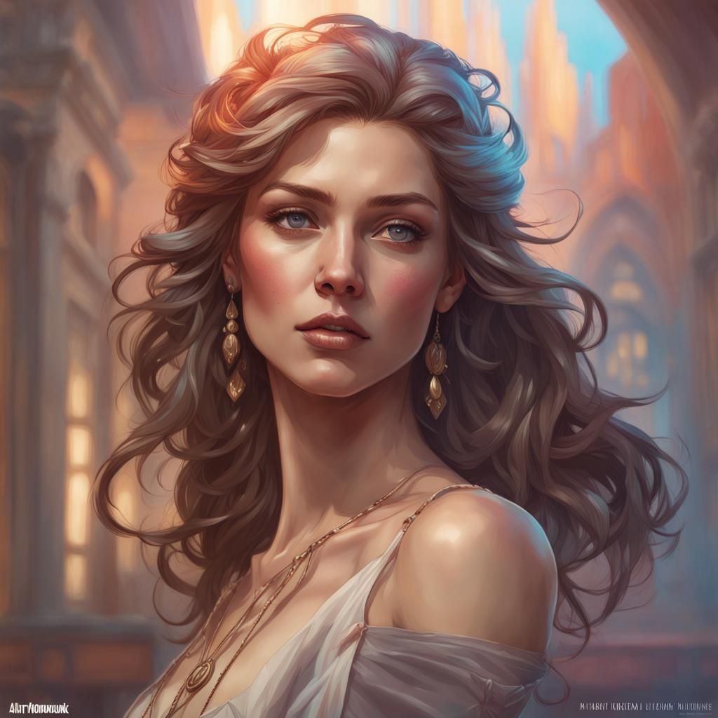 Hyperdetailed Portrait of a Woman in Unreal Engine 5