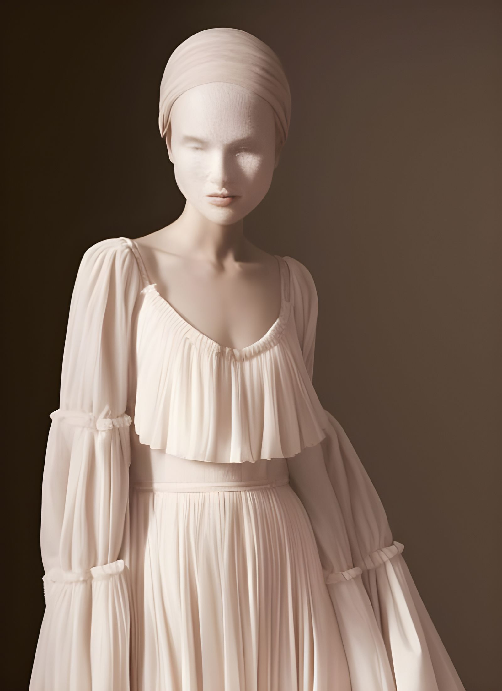 Abstract Art with Magical Particles and Soft Light