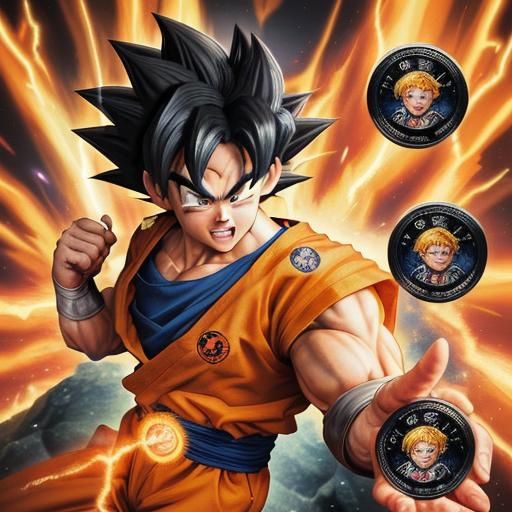 Goku Character Coin Collectible