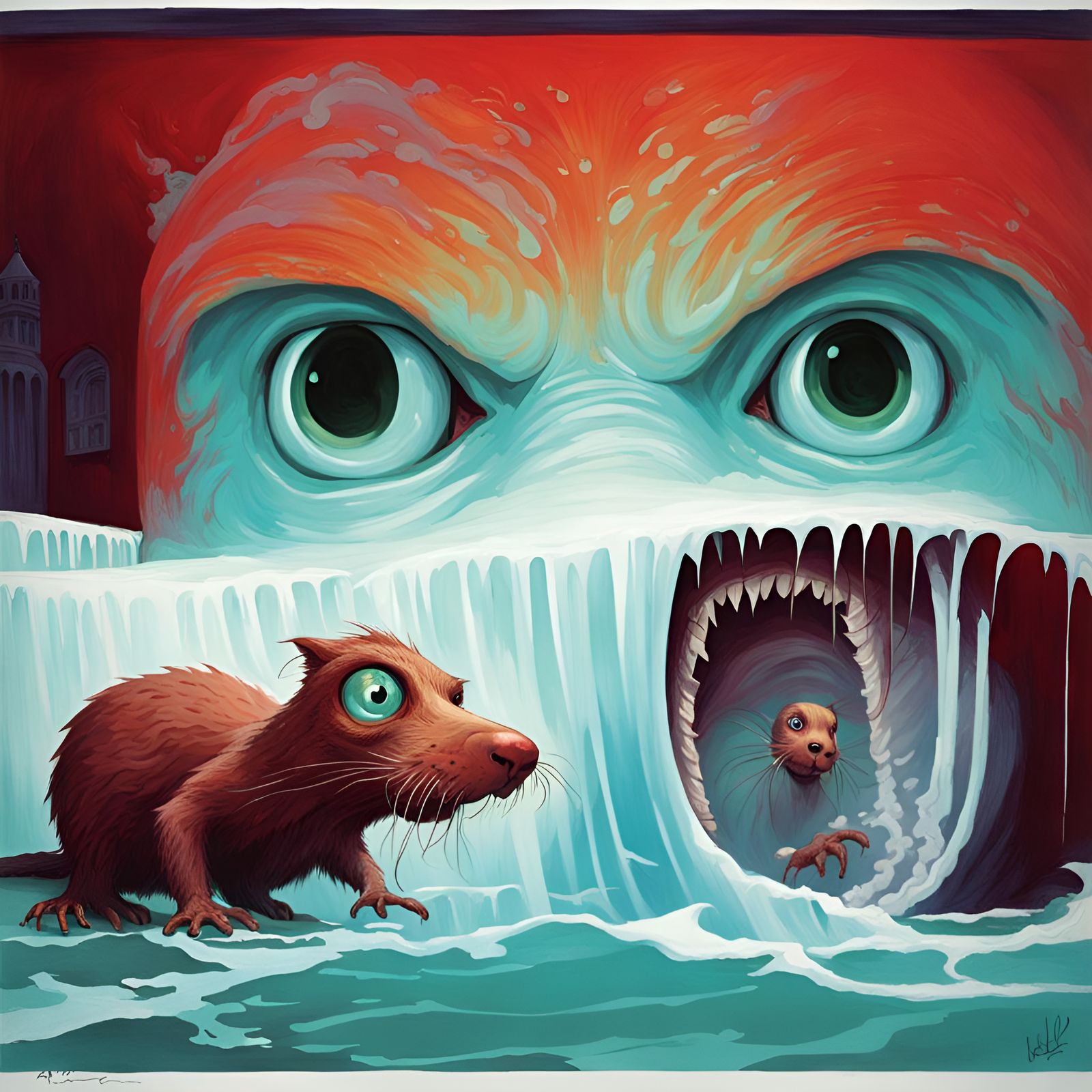 If The Weasel Could Vibrate Through Walls Can It Protect the Jello Monster from Karen? V