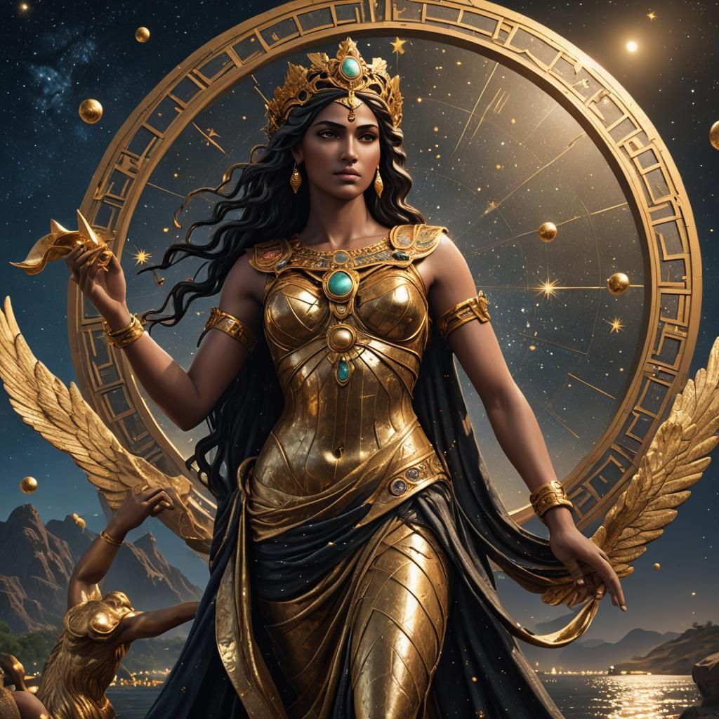 Aphrodite, Olympian Goddess in Egypt: Fantasy Art