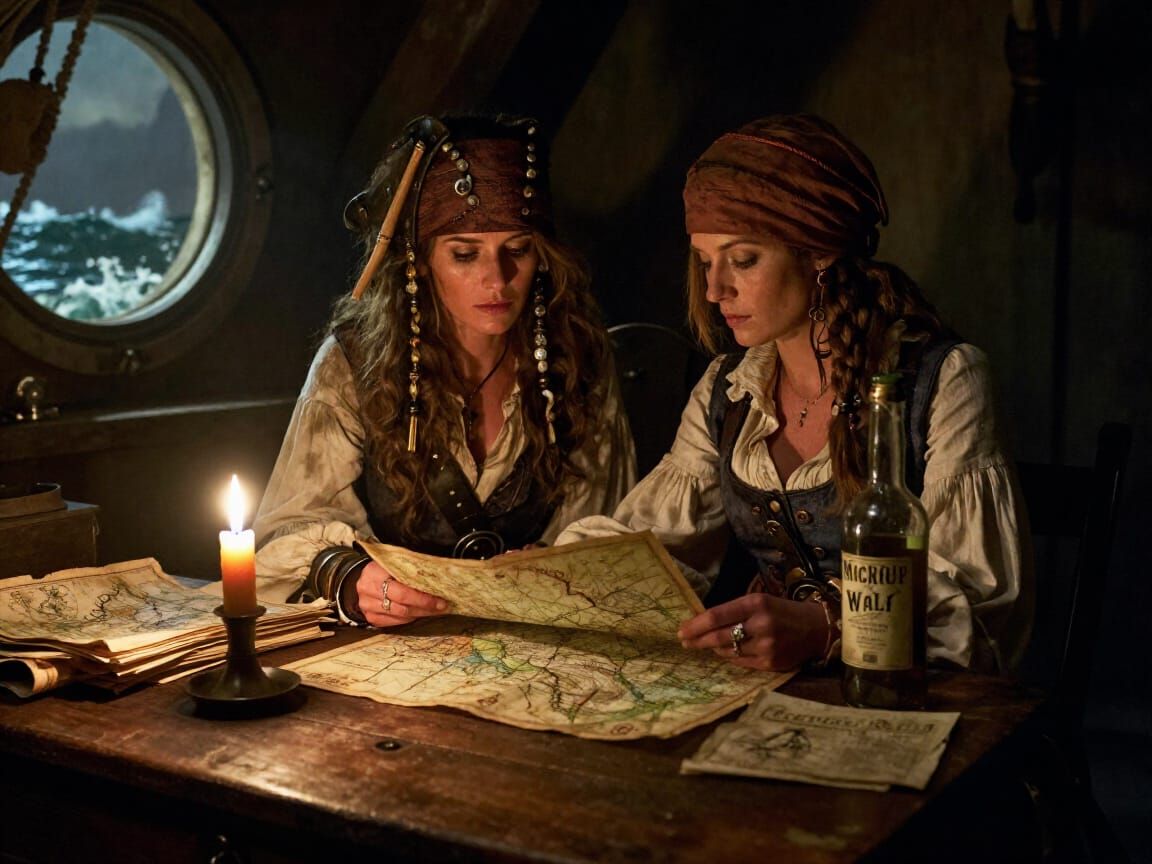 The Captain and her mate