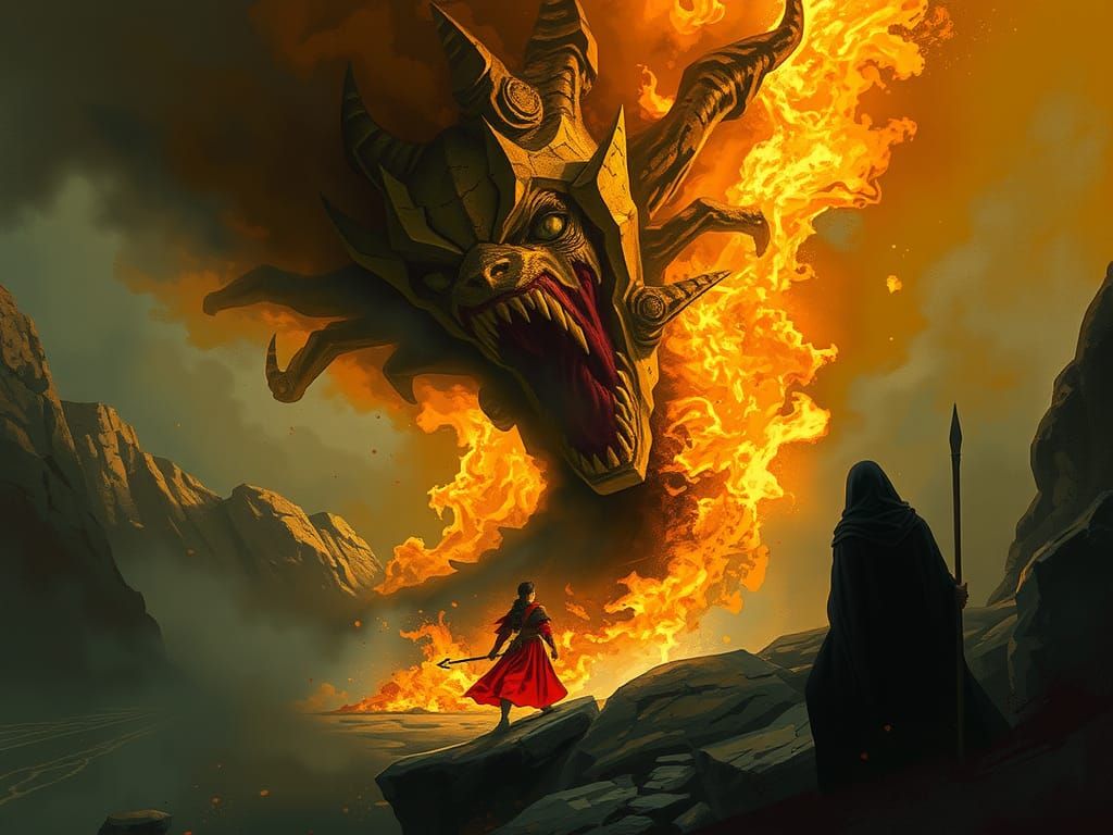 Sinister Resentment: Fantasy Illustration