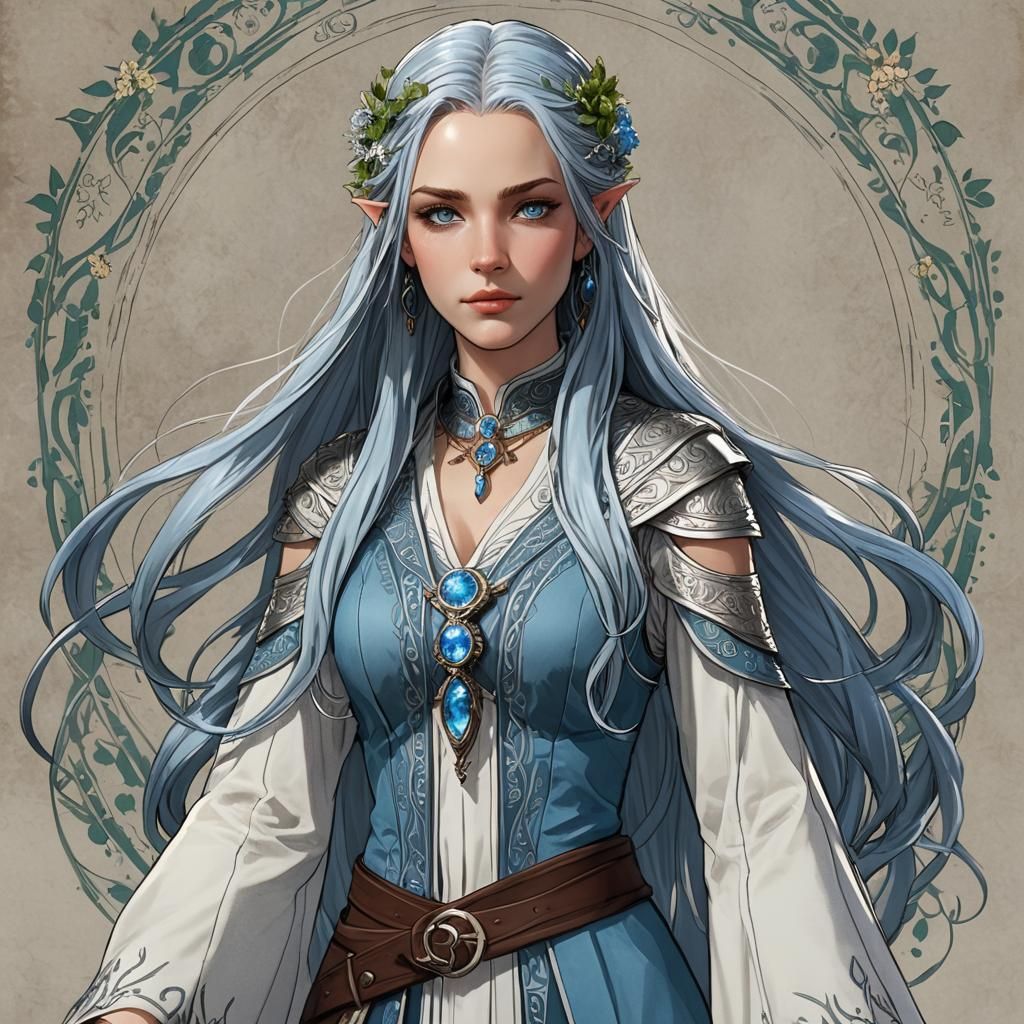 Elara Mistwood: A Wizard's Portrait