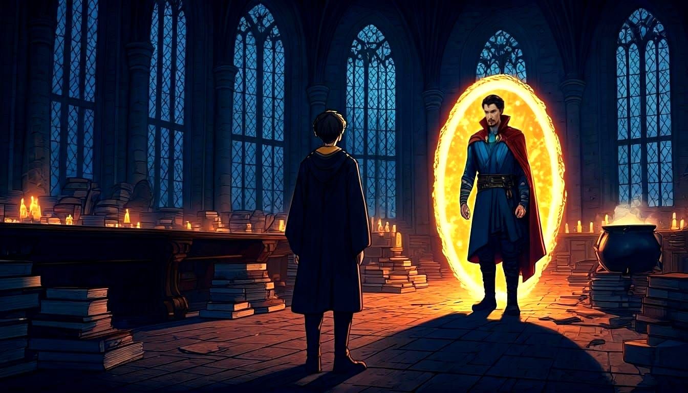 Dr. Strange Meets Hogwarts in a Fantastical Anime-Inspired S...