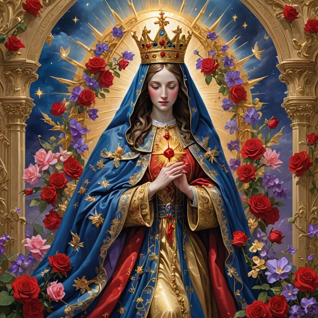 Our Lady of Sorrows at Heaven's Golden Gates