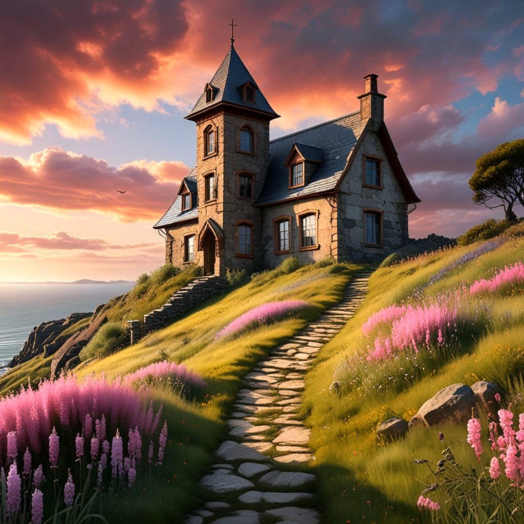 Breton House in Supernatural Glow