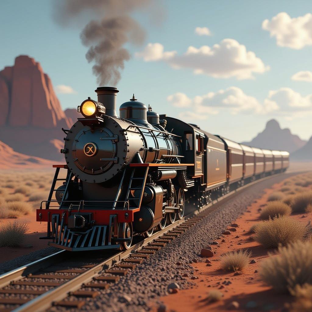 Futuristic Trains Converge on Australia in Epic Sci-Fi Lands...