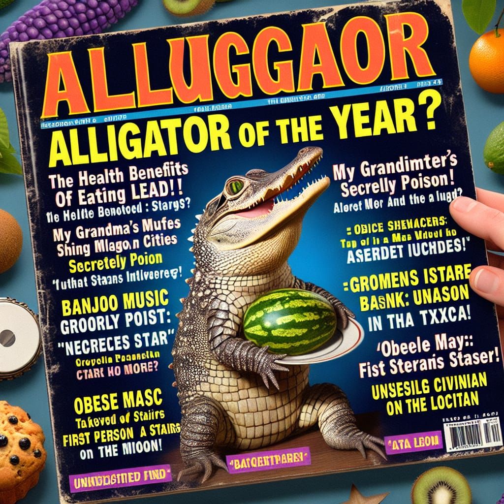 Alligator of the Year: Magazine Cover Design