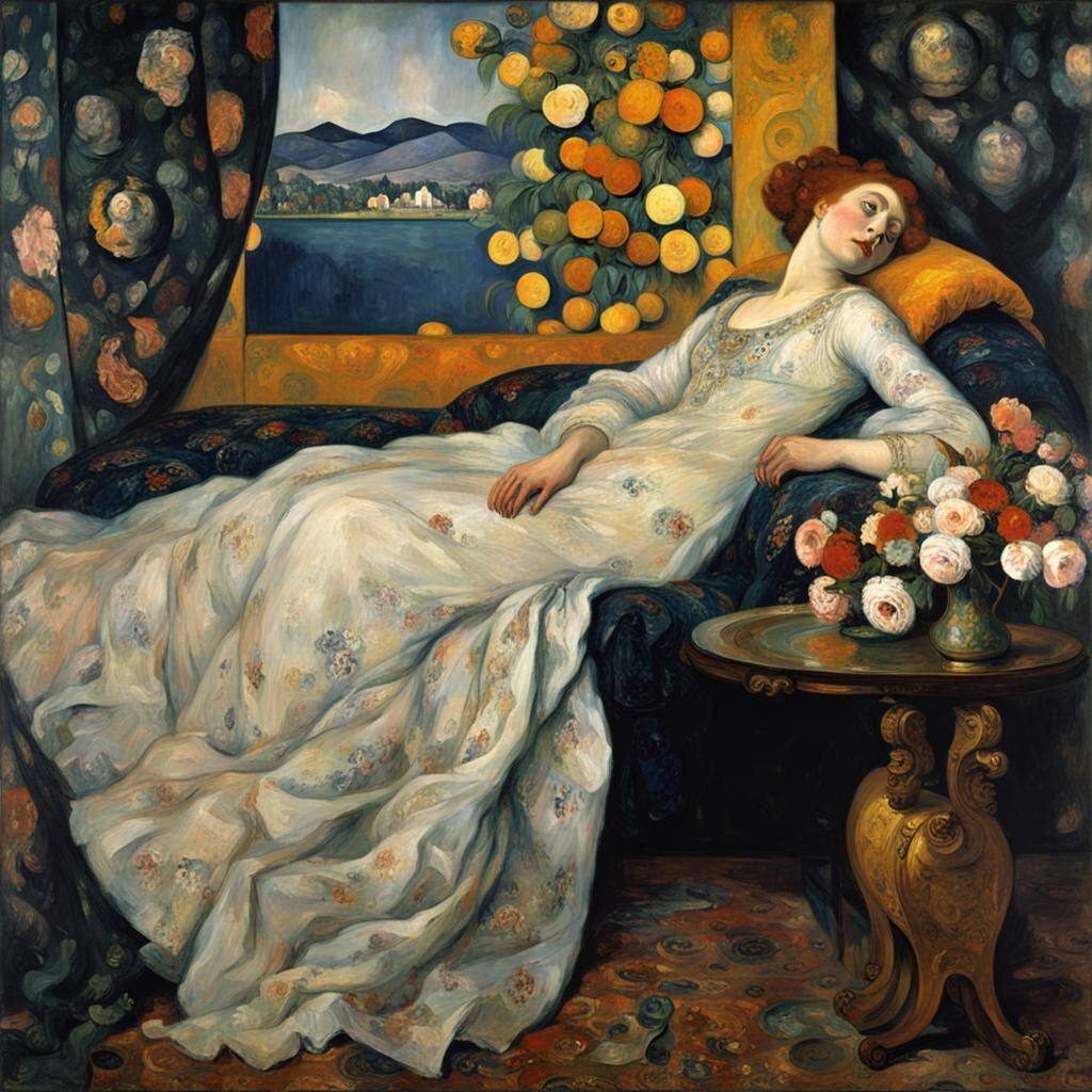 Danae Reimagined: A Digital Matte Painting