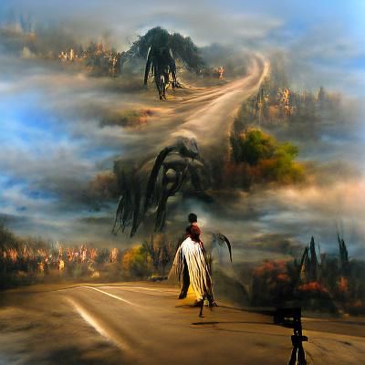 Sinister Road Between Life and Death