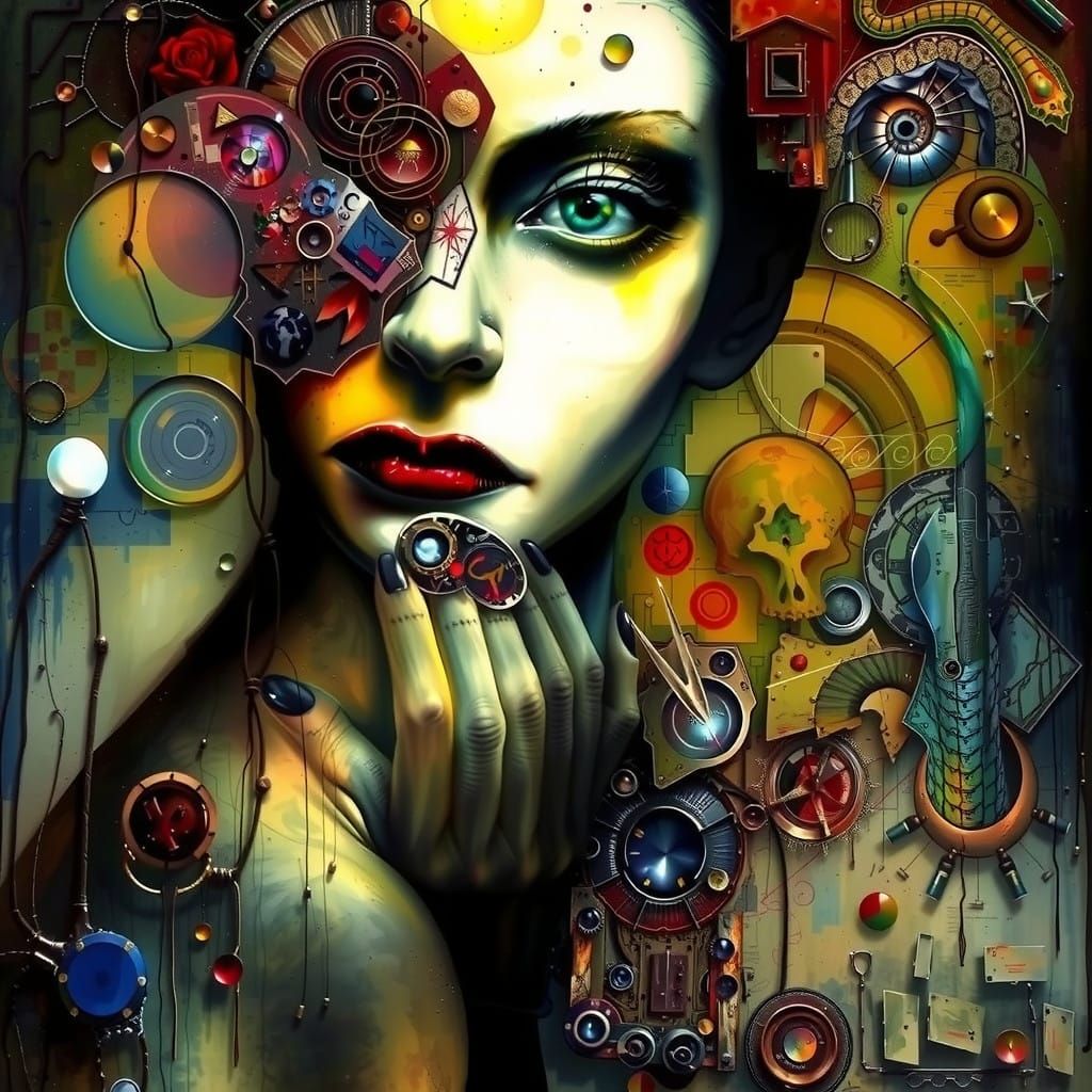 Synaptic Surrealism in Watercolor