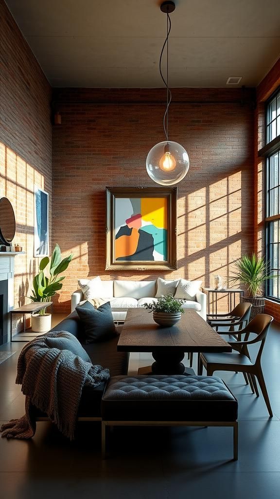 GAI Chic & Cozy Living & Dining Hall (Industrial Concept Inf...