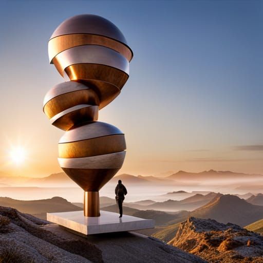 Postmodern Sculpture of Life: Abstract Themes