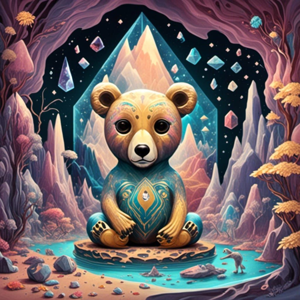 Crystal Bear in Crystalline Cave