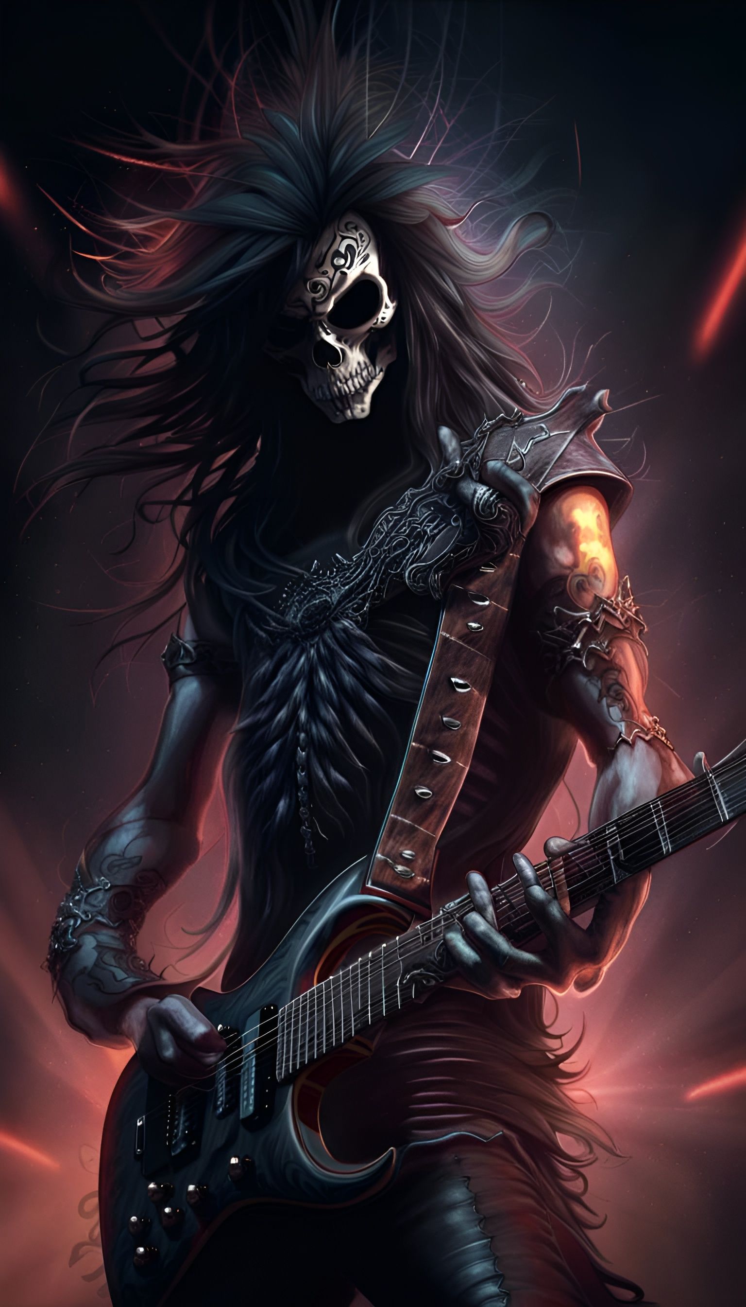 Intense Metal Guitar Solo in Death Metal Style