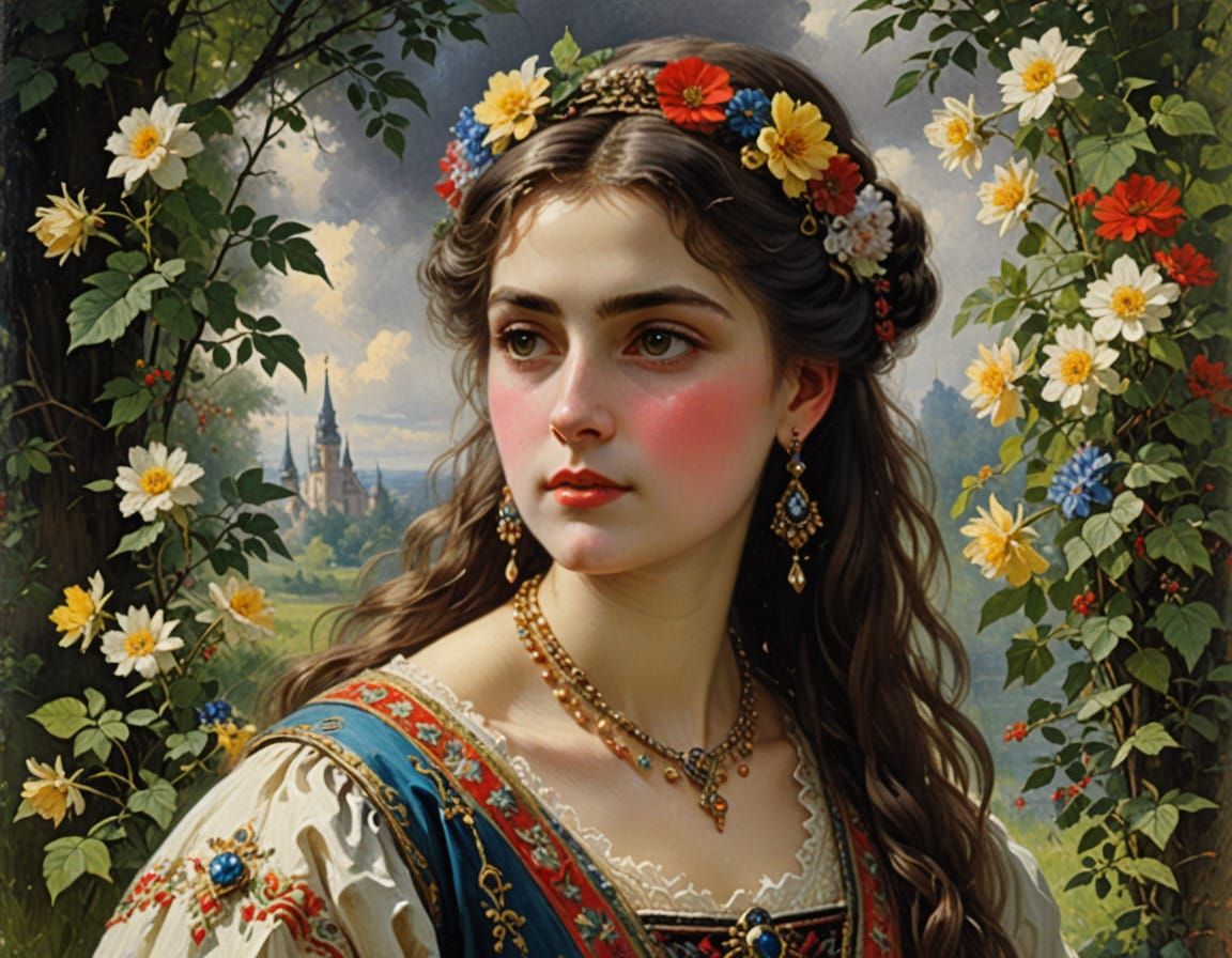 Belle Époque Portrait of Juliette