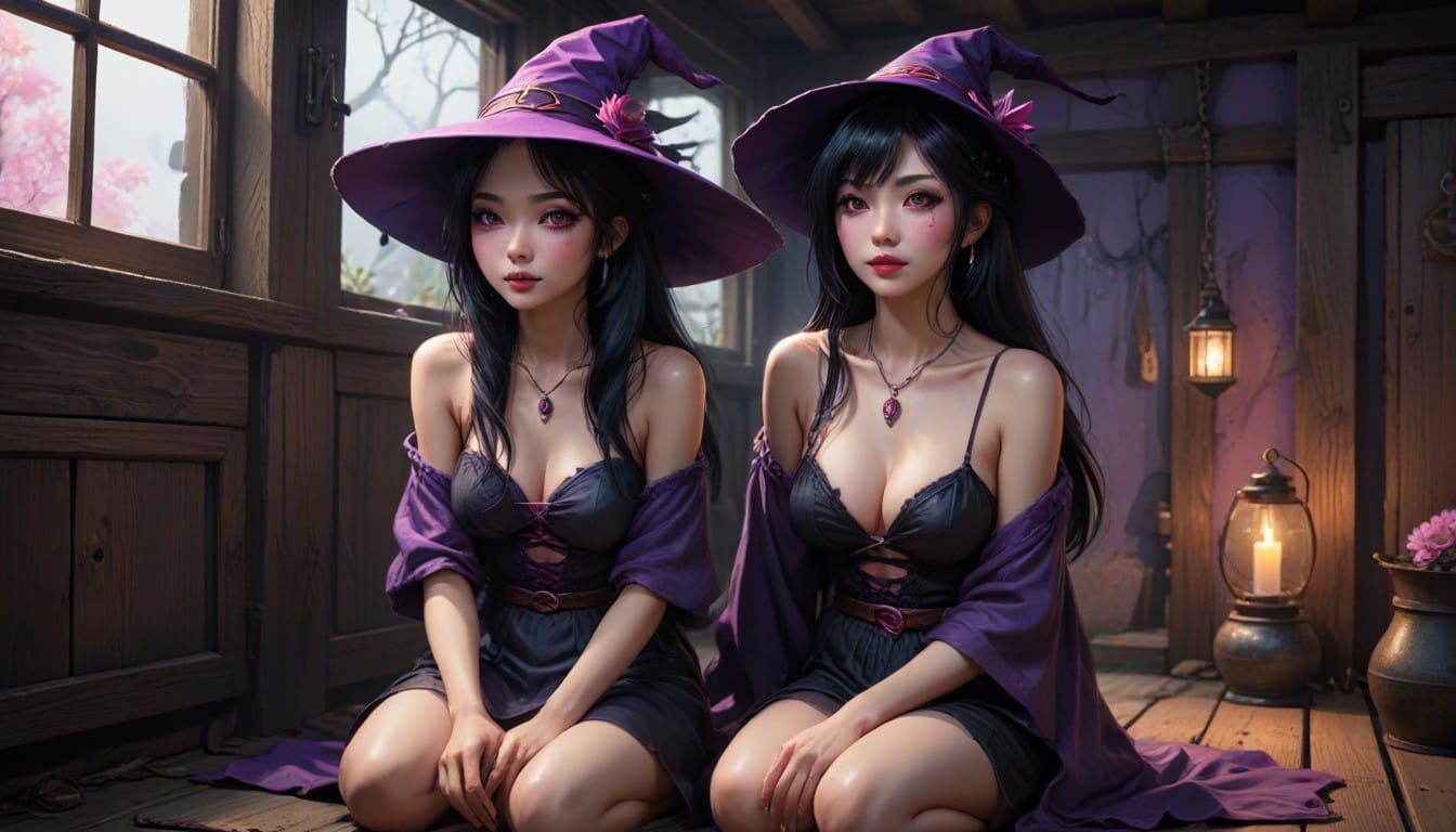 Ethereal Chinese Witch Goddess Reveals Dark Magic Secrets