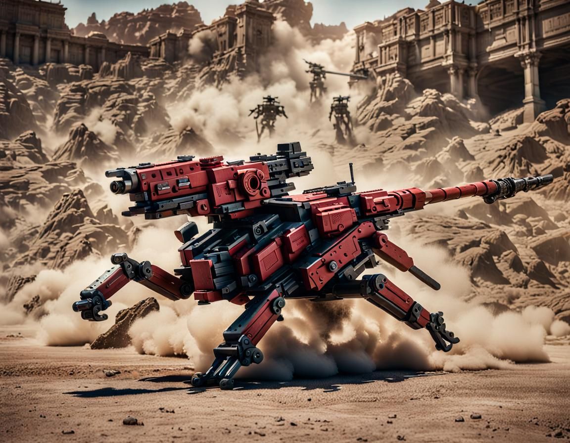 Zoid in Dynamic Battlefield Action