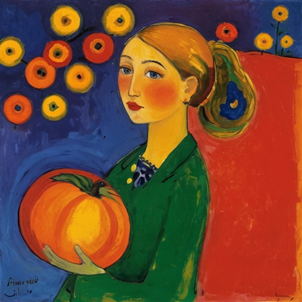 Expressionist Painting in the Style of Emil Nolde