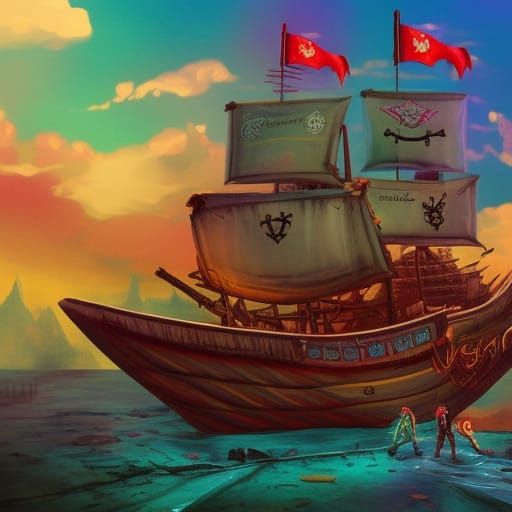 01#_ Sea Activity Concept:_ PIRATE SHIP
