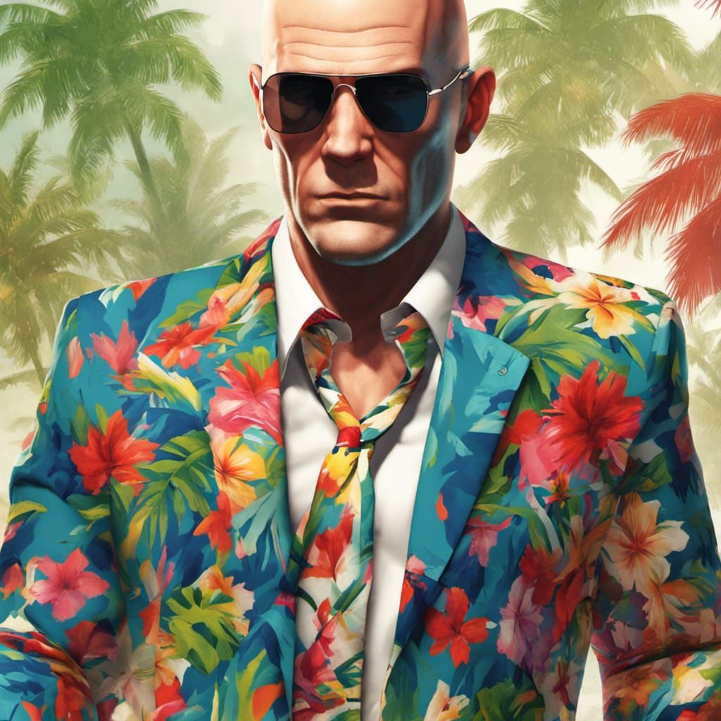 Agent 47 can blend into any environment...