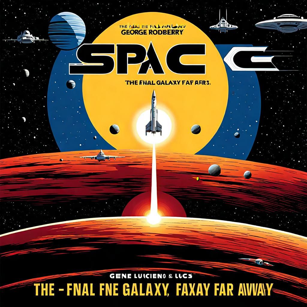 Futuristic Galaxy Inspired by Space Operas