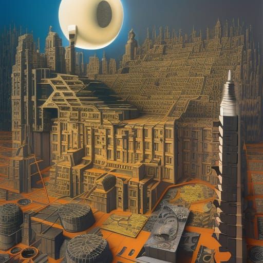 Sinister Sci-Fi Mesoparasites in Hyperdetailed Digital Art