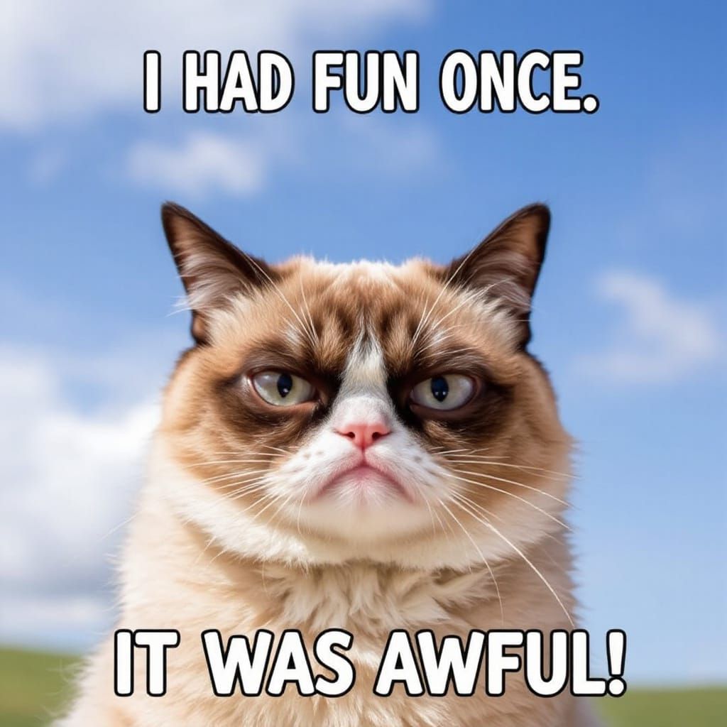 Grumpy Cat Meme: Sarcastic Wisdom