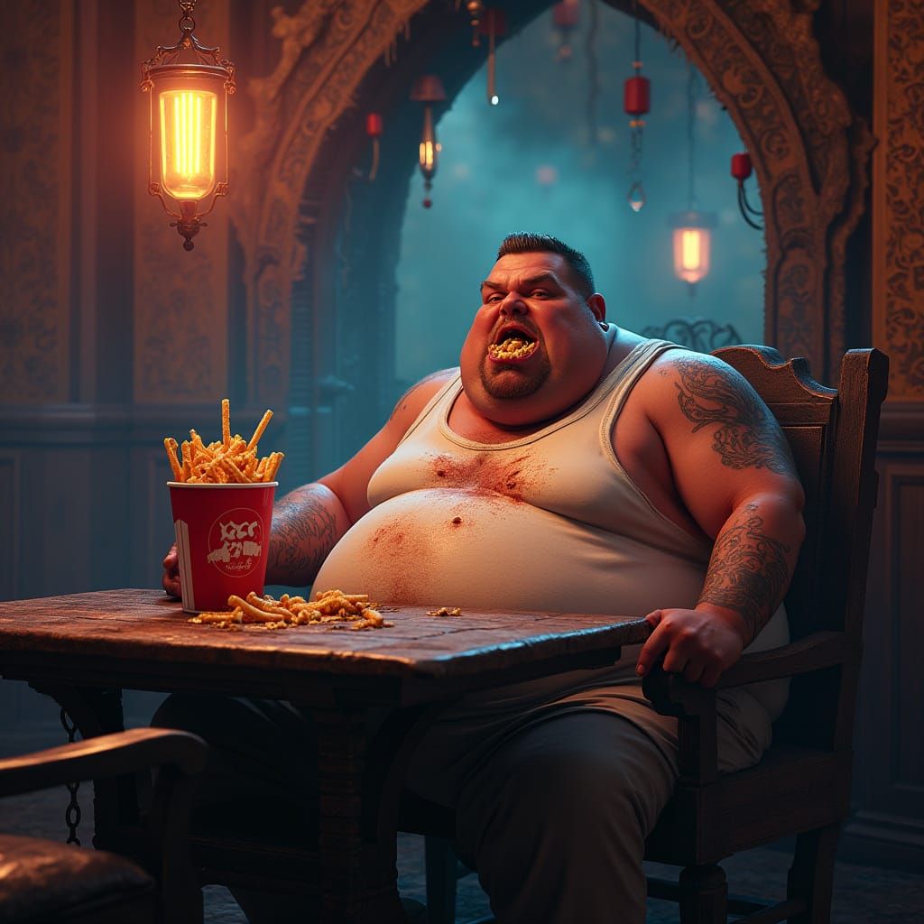 Gastronomic Excess in a Fantastical Realm