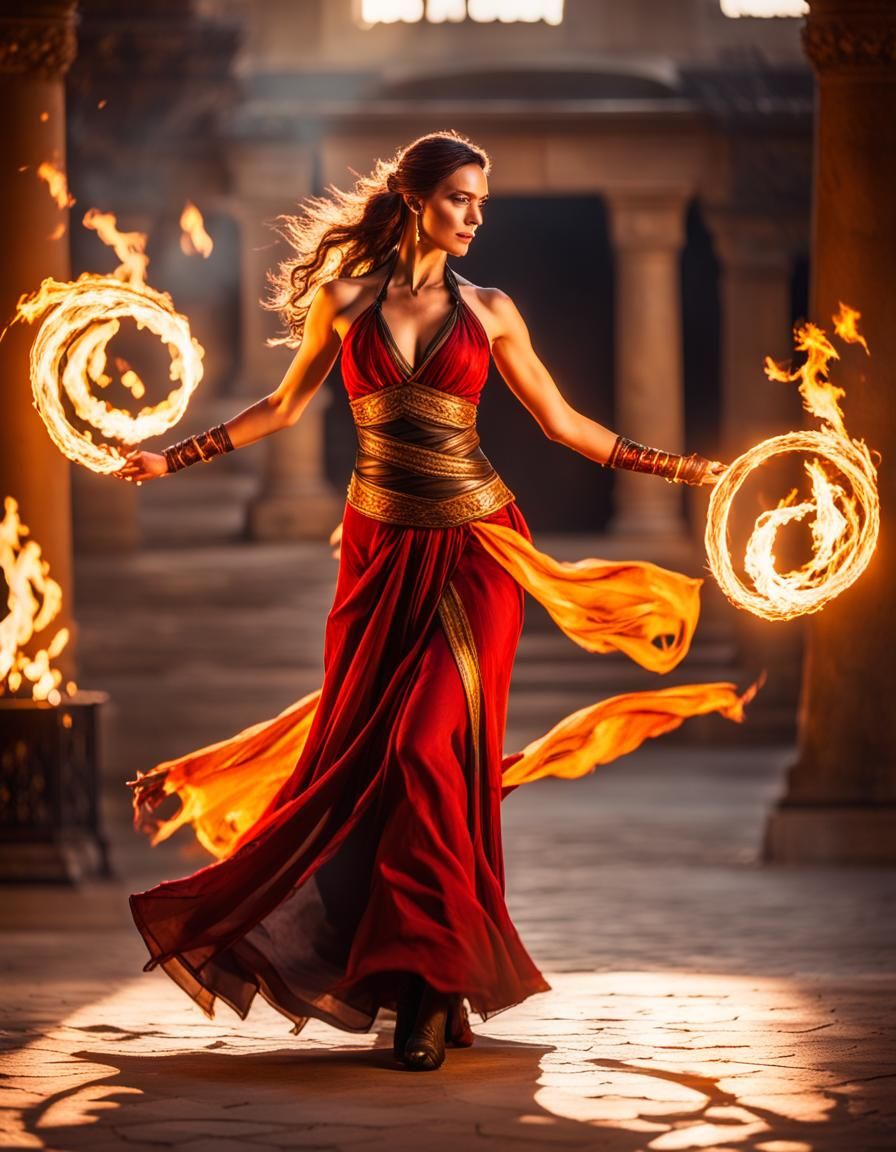 Fire Mage Dancer 1