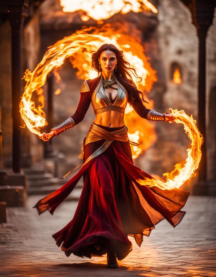 Fire Mage Dancer 4