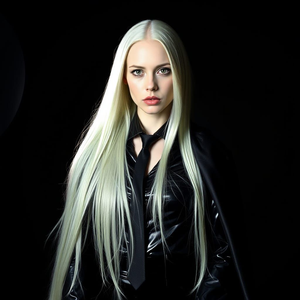 Ethereal Fashion Model Exudes Power and Luxury