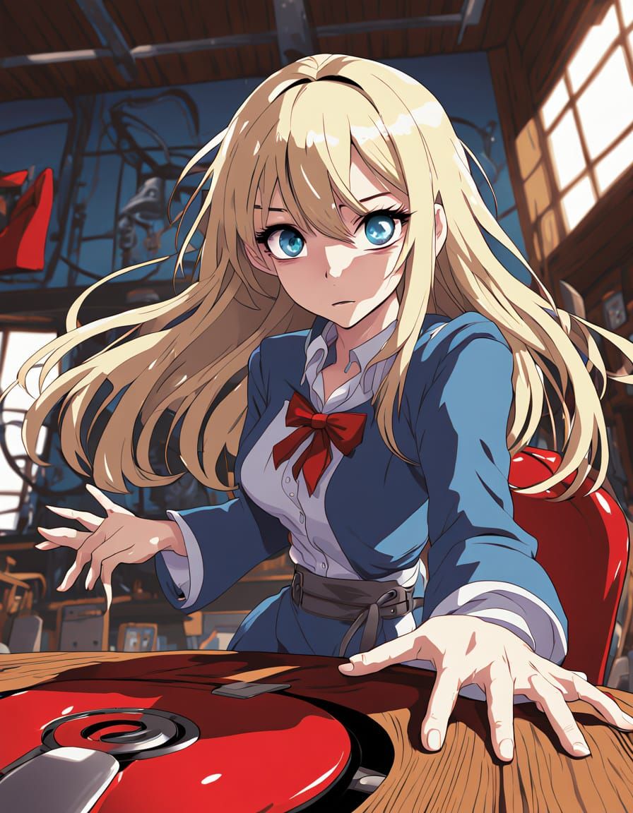 Temptation's Edge: A Manga-Inspired Anime Key Visual