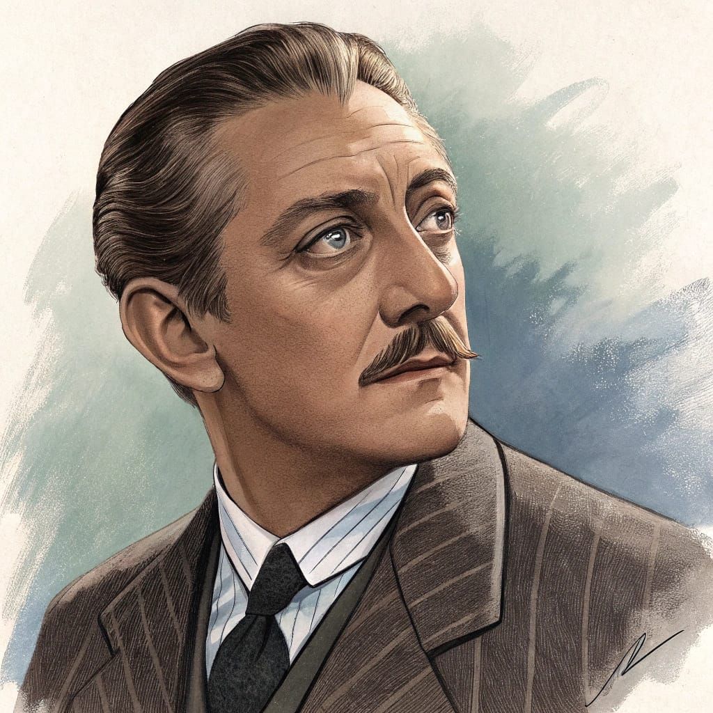 Iconic Portrait of John Barrymore