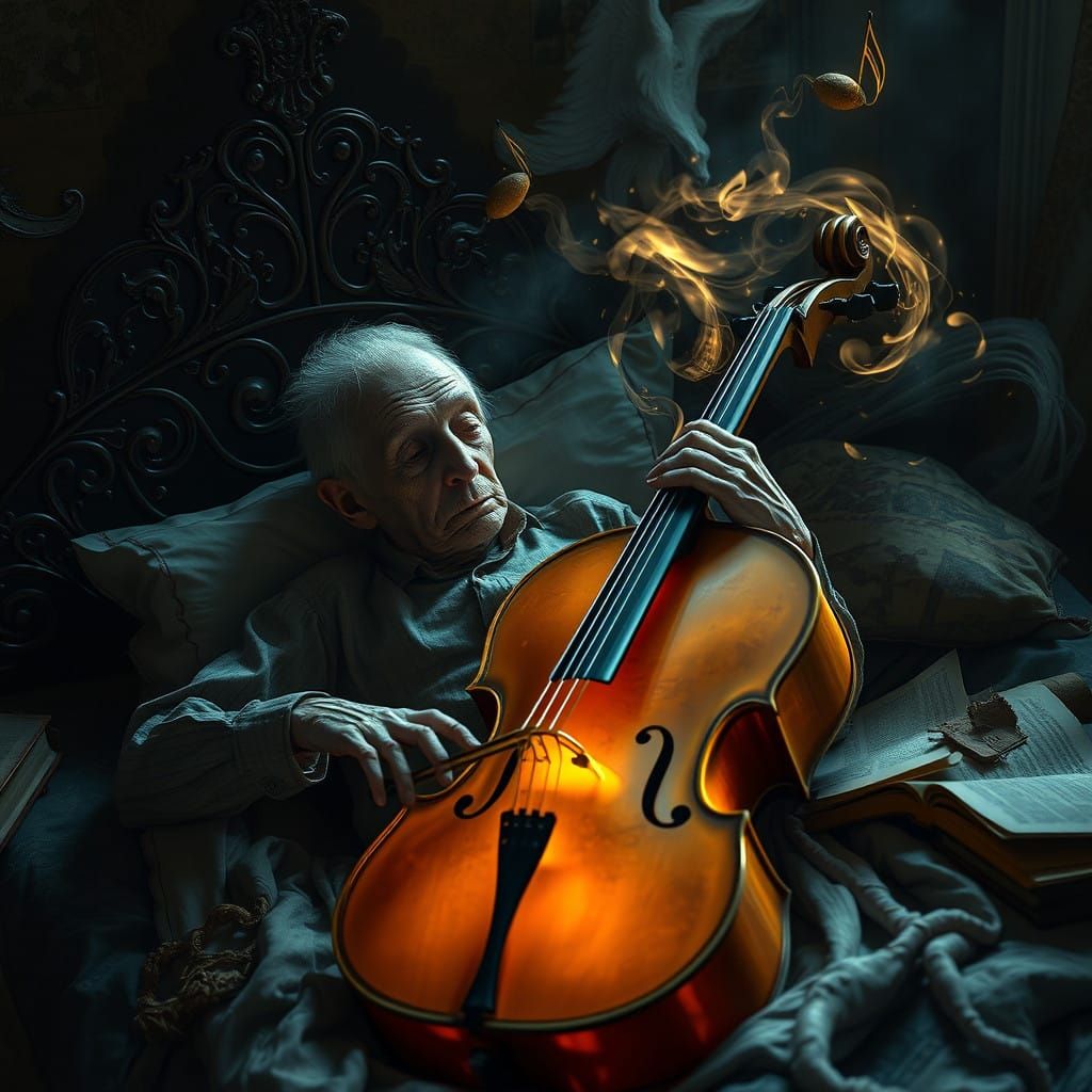 Ethereal Melodies Echo in Fading Opulence