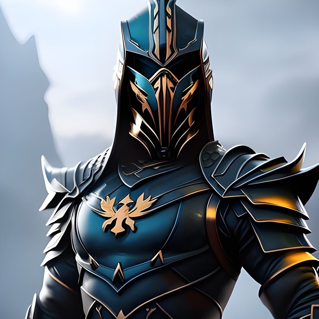 MK Scorpion Portrait with Smoke, Detailed Matte Painting